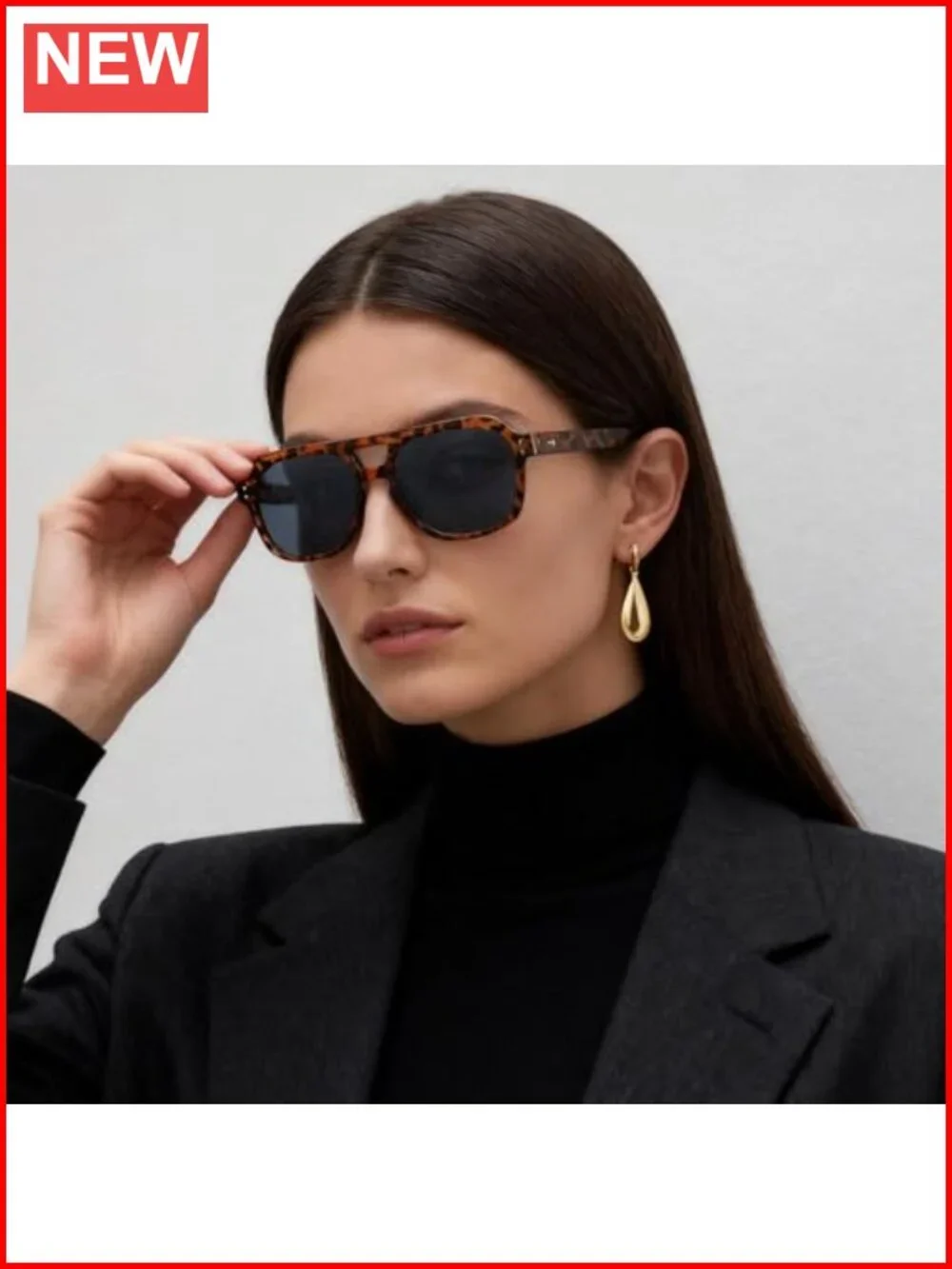 Vintage 80s 90s Retro Aviator Sunglasses - 2 Pack, UV400 Protection